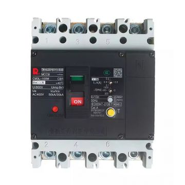 常熟CM3L系列带剩余电流保护塑壳断路器CM3L-100M/3P/4P 300 U 0.03A 100A
